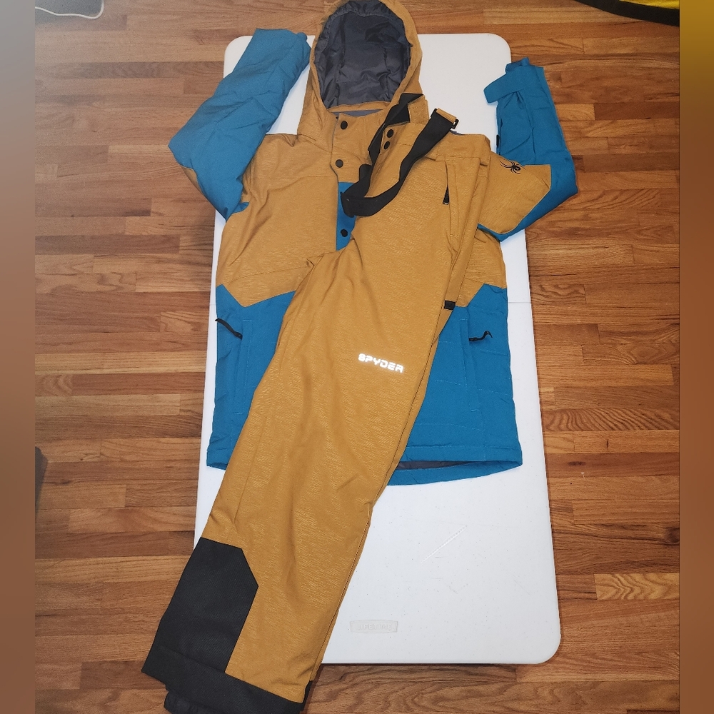 Spyder Kitz Insulated Ski Jacket Coat & Bib Boys Youth 16/18